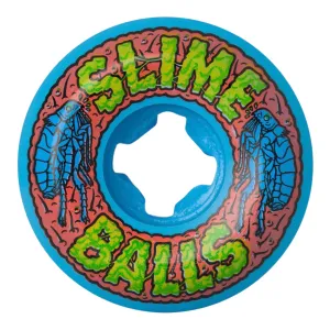 Slime Balls Flea Balls Speed Balls Blue 99a Skateboard Wheels 53mm