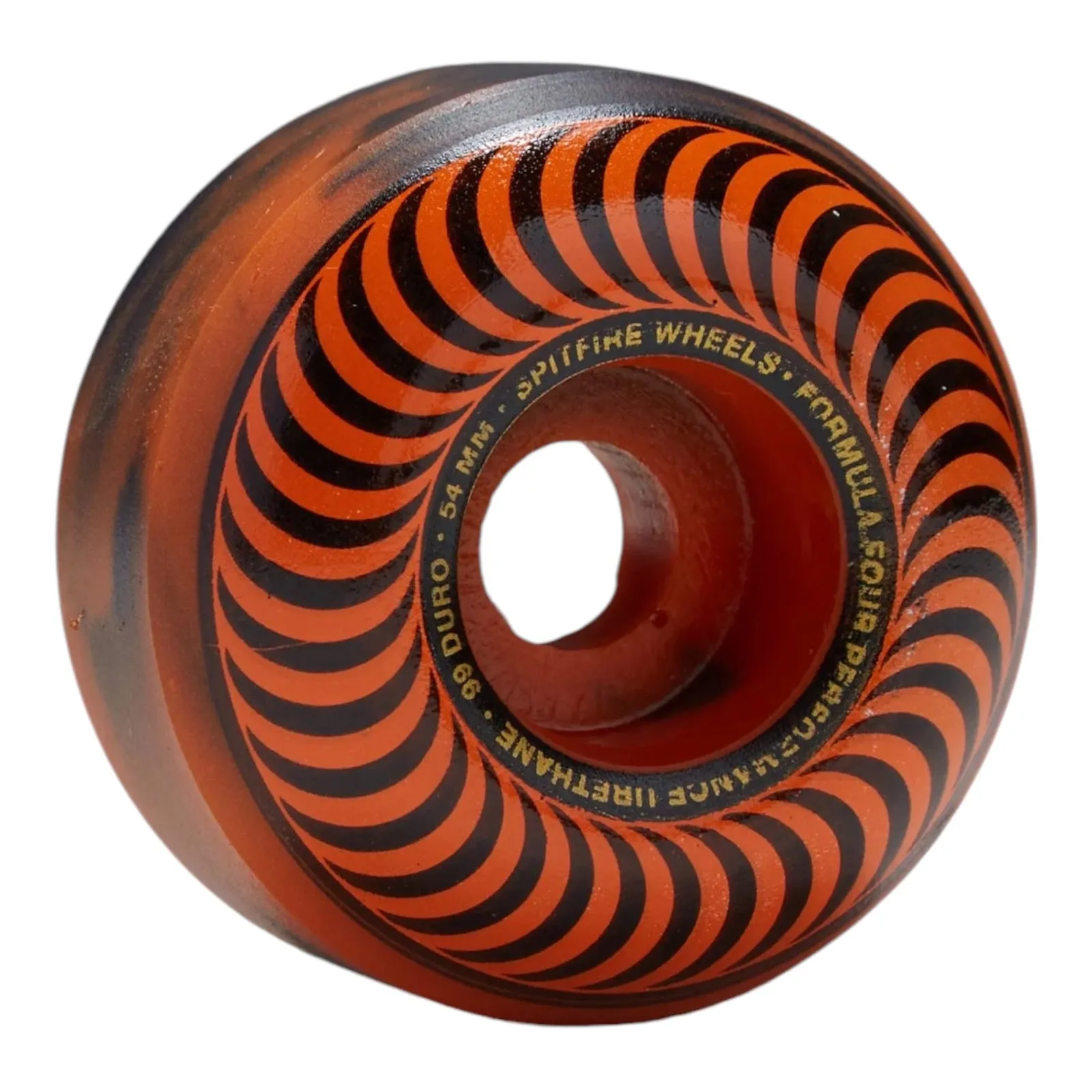 Spitfire F4 Classic Swirl Black/Orange 99DU 54MM