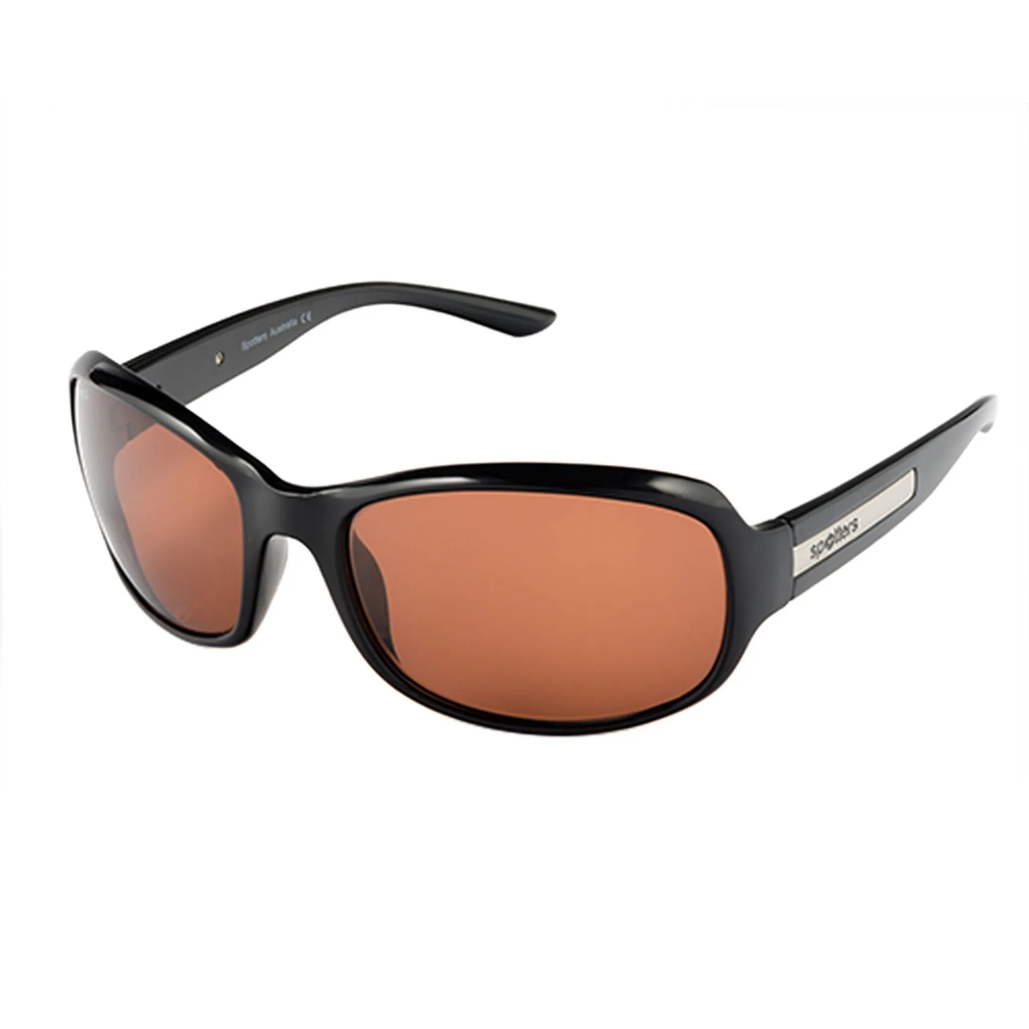 Spotters Polarised Eyewear Ruby Gloss Carbon Sunglasses