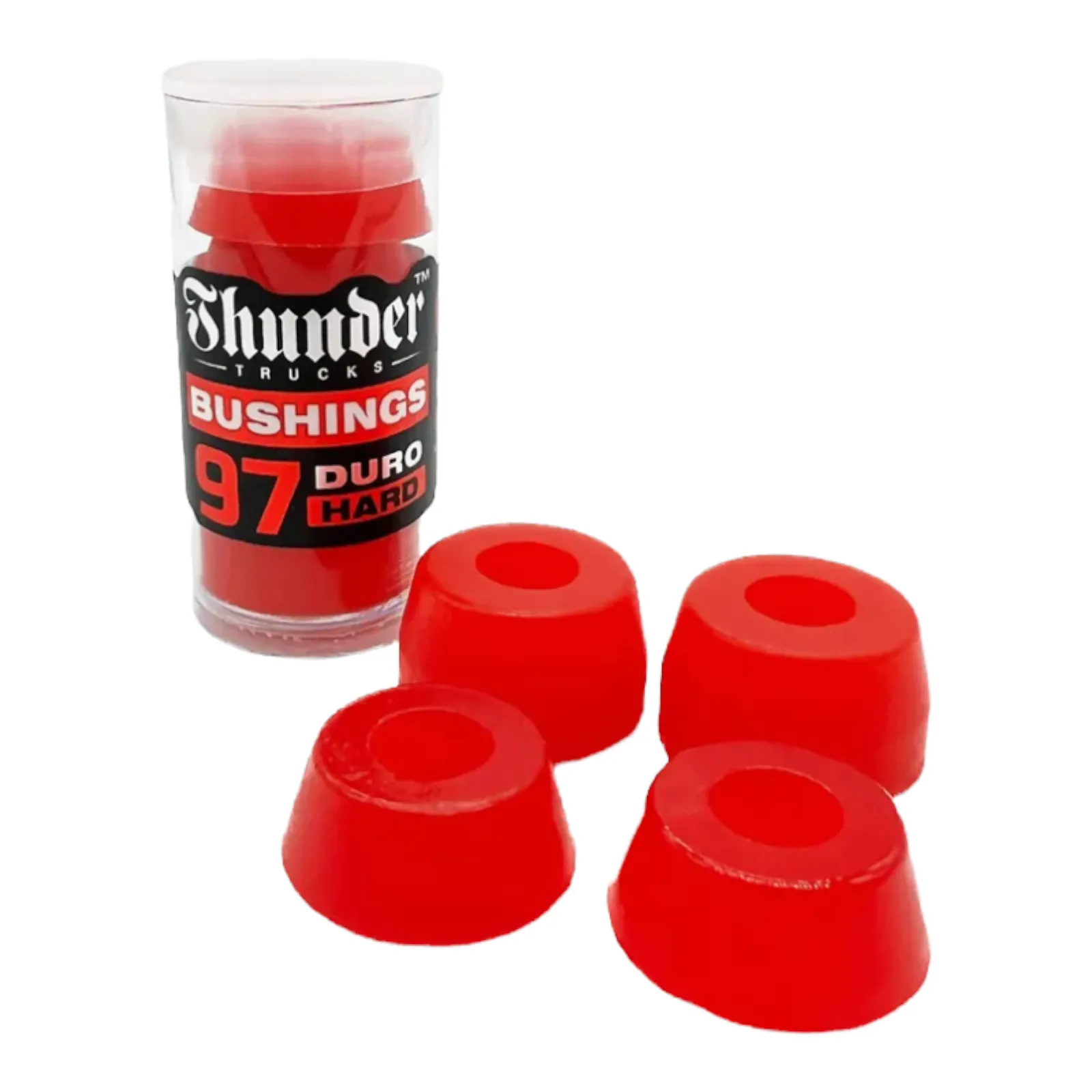 Thunder Trucks Skateboard Bushings Premium 97A Medium Hard Red