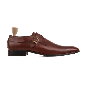 Trena - Men's Oxblood Calf Leather Monkstrap