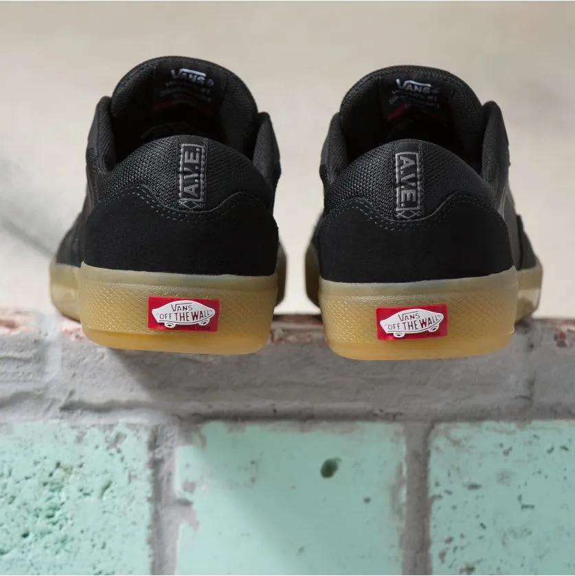 Vans AVE Pro Skateboard Shoe - Black/Gum