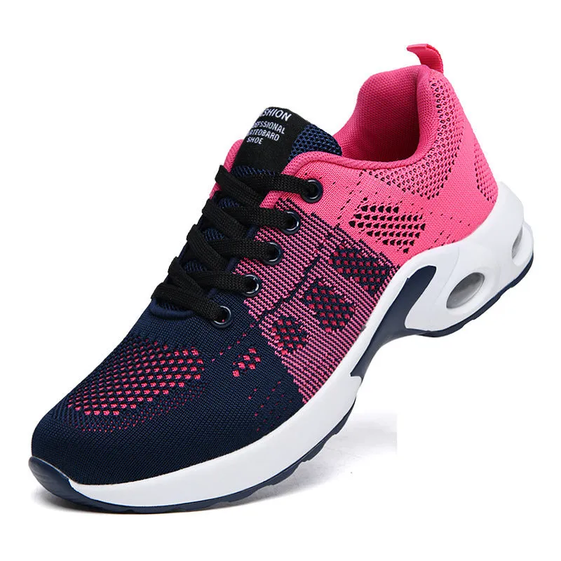 Women's air cushion running shoes fashion lightweight breathable sneakers gym shoes