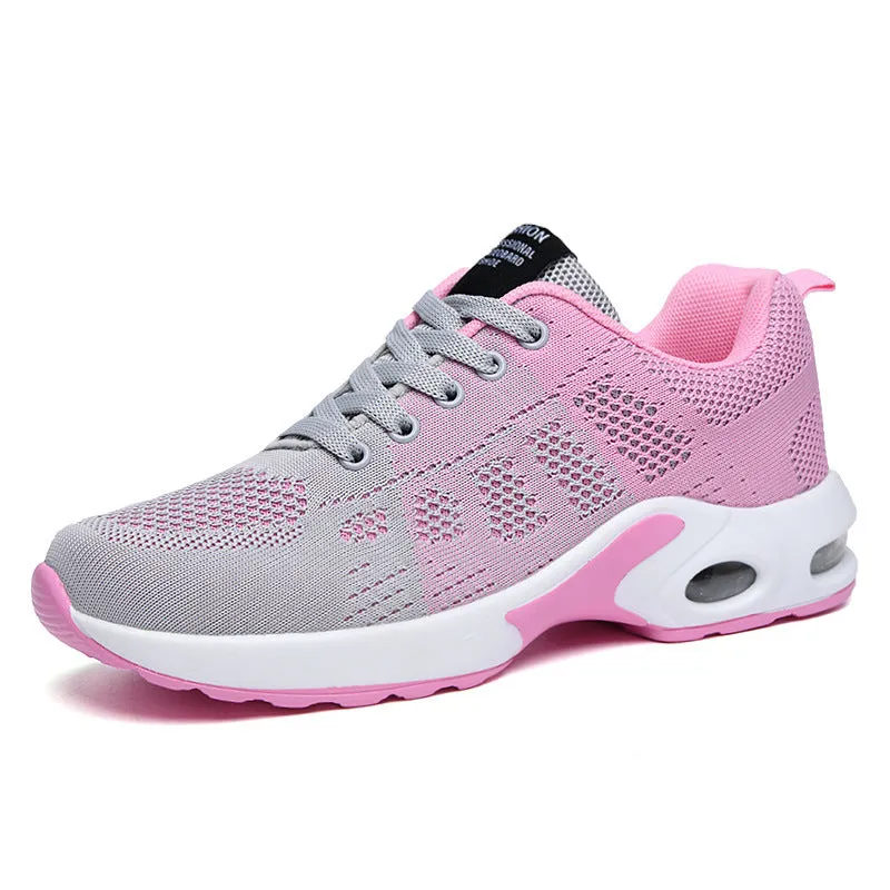 Women's air cushion running shoes fashion lightweight breathable sneakers gym shoes