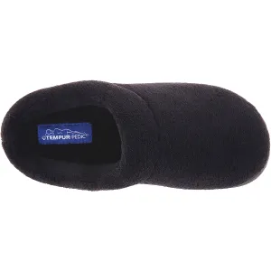 Women's Tempur-Pedic Windsock Black Terry Cloth